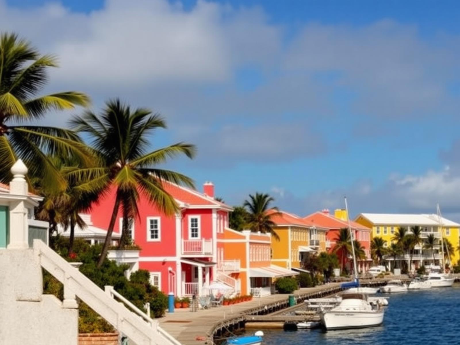 Bermuda — pastel harbour houses